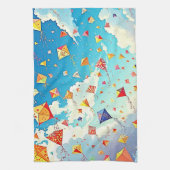 Joyful Kites Soaring High Geschirrtuch (Vertikal)