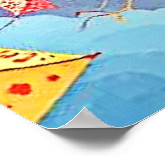 Joyful Kites Soaring High Poster (Ecke)