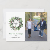 Joyful Kreath Minimal Foto Weihnachten (Vorderseite)