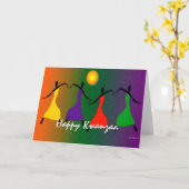 Joyful Kwanzaa wünscht Karte (Gelbe Blume)