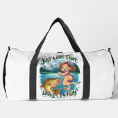 Joyful Leap With Finned Friend Duffle Bag (Vorderseite)