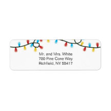 Joyful Lights Address Labels