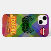 Joyful Lips & Wings Artistic Case-Mate iPhone Hülle (Rückseite (Horizontal))