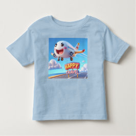 Joyful Little Airplane von Natasha Us Kleinkind T-shirt