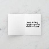 Joyful Little Koala Bear Happy Birthday Karte (Innenseite)