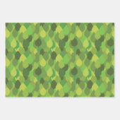 Joyful Lush Blätter - nahtloses Oberflächenmuster. (Vorderseite 3)