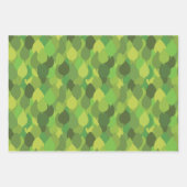 Joyful Lush Blätter - nahtloses Oberflächenmuster. (Vorderseite 2)