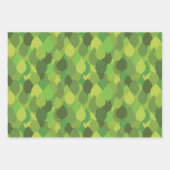 Joyful Lush Blätter - nahtloses Oberflächenmuster. (Vorderseite)