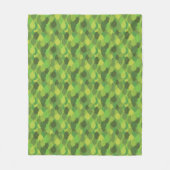 Joyful Lush Blätter - nahtloses Oberflächenmuster. Fleecedecke (Vorderseite)