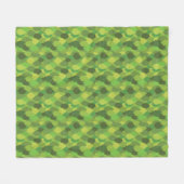 Joyful Lush Blätter - nahtloses Oberflächenmuster. Fleecedecke (Vorderseite (Horizontal))
