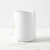 Joyful Minimalist Holiday Gold Text Mug Kaffeetasse (Mittel)
