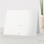 Joyful Modern Script Red Christmas Foto Collage Karte (Rückseite)