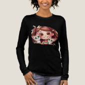 Joyful Moms with My Kitties Tri-Blend Shirt (Vorderseite)