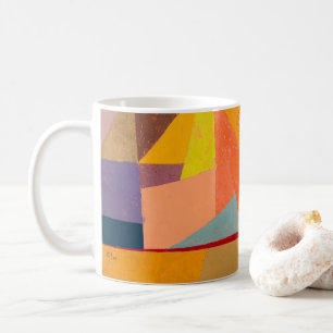 Joyful Mountain Landscape, Paul Klee Abstrakte Kun Kaffeetasse