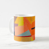 Joyful Mountain Landscape, Paul Klee Abstrakte Kun Kaffeetasse (Vorderseite Links)