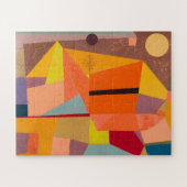 Joyful Mountain Landscape, Paul Klee Abstrakte Kun Puzzle (Horizontal)