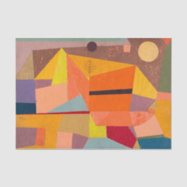 Joyful Mountain Landscape, Paul Klee Abstrakte Kun Seidenpapier