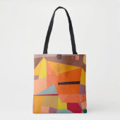 Joyful Mountain Landscape, Paul Klee Abstrakte Kun Tasche (Vorderseite)