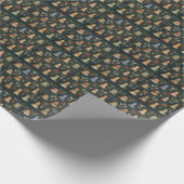 Joyful Multi-Color Weihnachtsglocken Geschenk Geschenkpapier (Ecke)