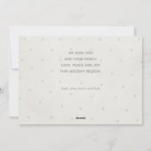 JOYFUL Multi Foto Christmas Feiertagskarte (Rückseite)