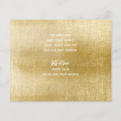 JOYFUL Multi-Foto Gold-Budget-Urlaubskarten (Rückseite)