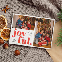 Joyful Multi Foto Red