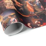 Joyful Mysteries Christmas Wrapping Paper Geschenkpapier<br><div class="desc">Das Weihnachtsgeschenk von Mysterien bietet Reproduktionen der "Joyful Mysteries", wie sie von den Meistern gezeigt wurden. Enthält alle fünf freudigen Geheimnisse. Die Ankündigung von Leonardo DaVinci 1867, Die Besichtigung von Raphael 1518, Die Geburt (Bewunderung der Magi) von Peter Paul Rubens, Die Präsentation (La Présentation De Jésus au Temple À Jérusalem)...</div>