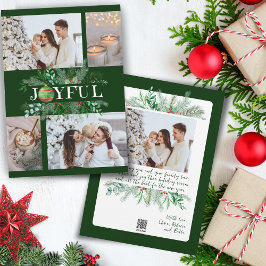 Joyful New Elterns Ornament 4 Foto Feiertagskarte