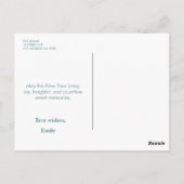 Joyful New Year’s Eve Party 2026 Greeting Postkarte (Rückseite)