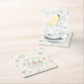 Joyful New Year’s Eve Party 2026 Rechteckiger Pappuntersetzer (Vor Ort)