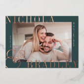 Joyful News | FOTO SAVE THE DATE Folieneinladung (Vorderseite)