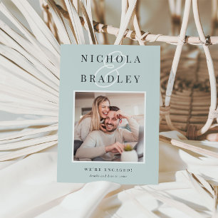 Joyful News VERLOBUNG FOTO Ankündigung