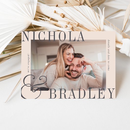 Joyful News | VERLOBUNG FOTO Ankündigung