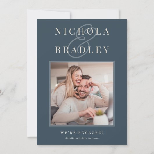 Joyful News | VERLOBUNG FOTO Ankündigung (Vorderseite)