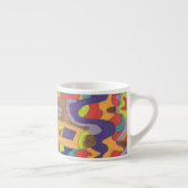 "Joyful Noise" Abstrakte Kunst Espressotasse (Rechts)