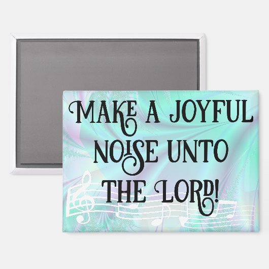 Joyful noise magnet (Vorderseite/Rückseite)