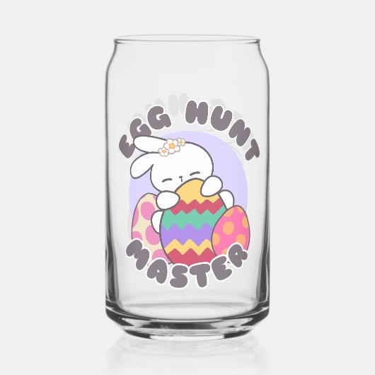 Joyful Oaster Bunny Embrace - 'Egg Hunt Master' Dosenglas (Rückseite)