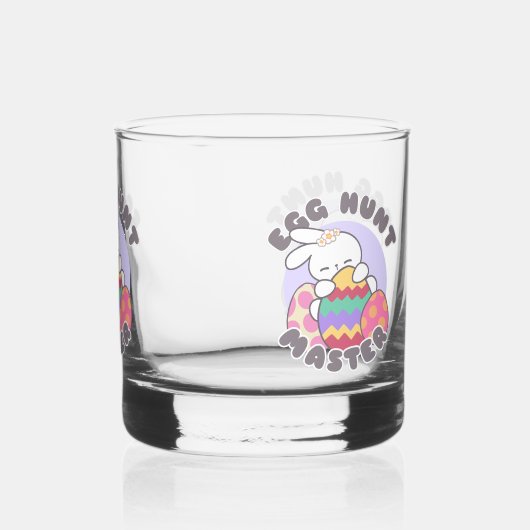 Joyful Oaster Bunny Embrace - 'Egg Hunt Master' Whiskyglas (Rückseite)