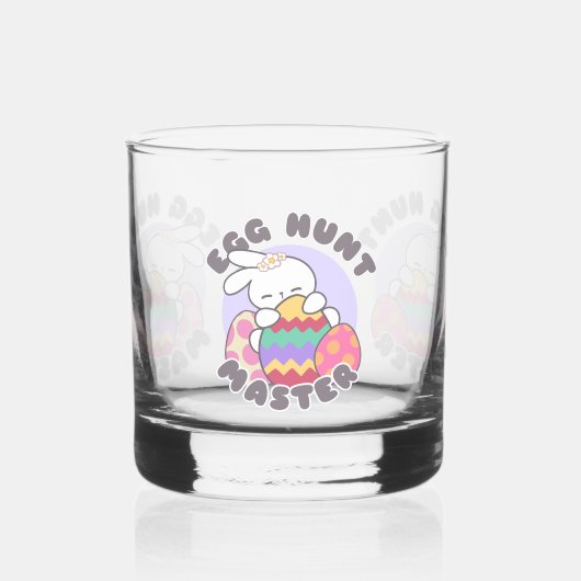 Joyful Oaster Bunny Embrace - 'Egg Hunt Master' Whiskyglas (Links)