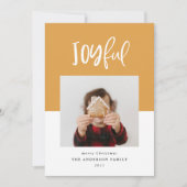 Joyful one Foto Skript Text Moderne Ferien (Vorderseite)