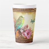 Joyful Parakeet Milchtasse (Vorderseite)