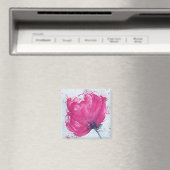 Joyful Pink Blume Magnet (In Situ (Geschirrspüler))