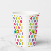 Joyful Polka Dot Party Cups Pappbecher (Rechts)