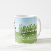 Joyful Puppy Play Haiku Tasse (VorderseiteRechts)