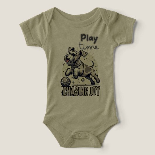 Joyful Pursuit: Grauer Hund ist ein Abenteuer zur  (Design Vorderseite)