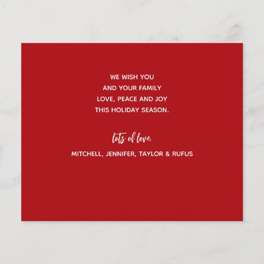 JOYFUL Red Budget Ferienkarten (Rückseite)