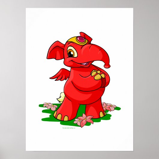 Joyful red Elephante in Shenkuu Poster (Vorne)