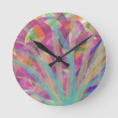 Joyful Reef Runde Wanduhr (Vorderseite)