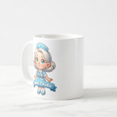 Joyful Retirement: Charming Remüde Nurse Kaffeetasse (Vorderseite Links)