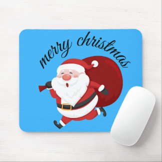 Joyful Santa Mousepad